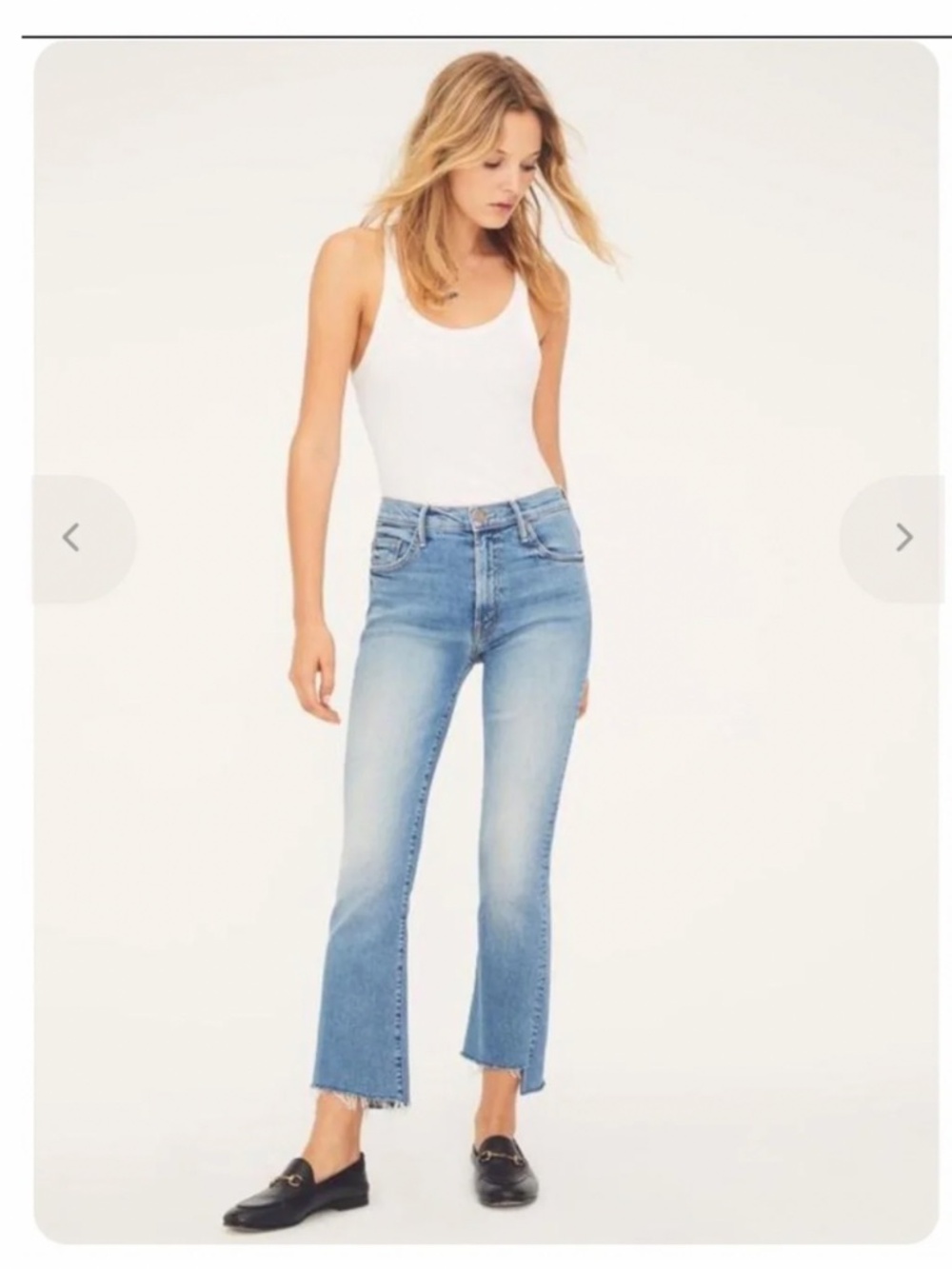 🩷 MOTHER Insider crop step fray 🌷🩷🩷🩷